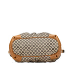 Gucci Diamante Canvas Sukey Satchel