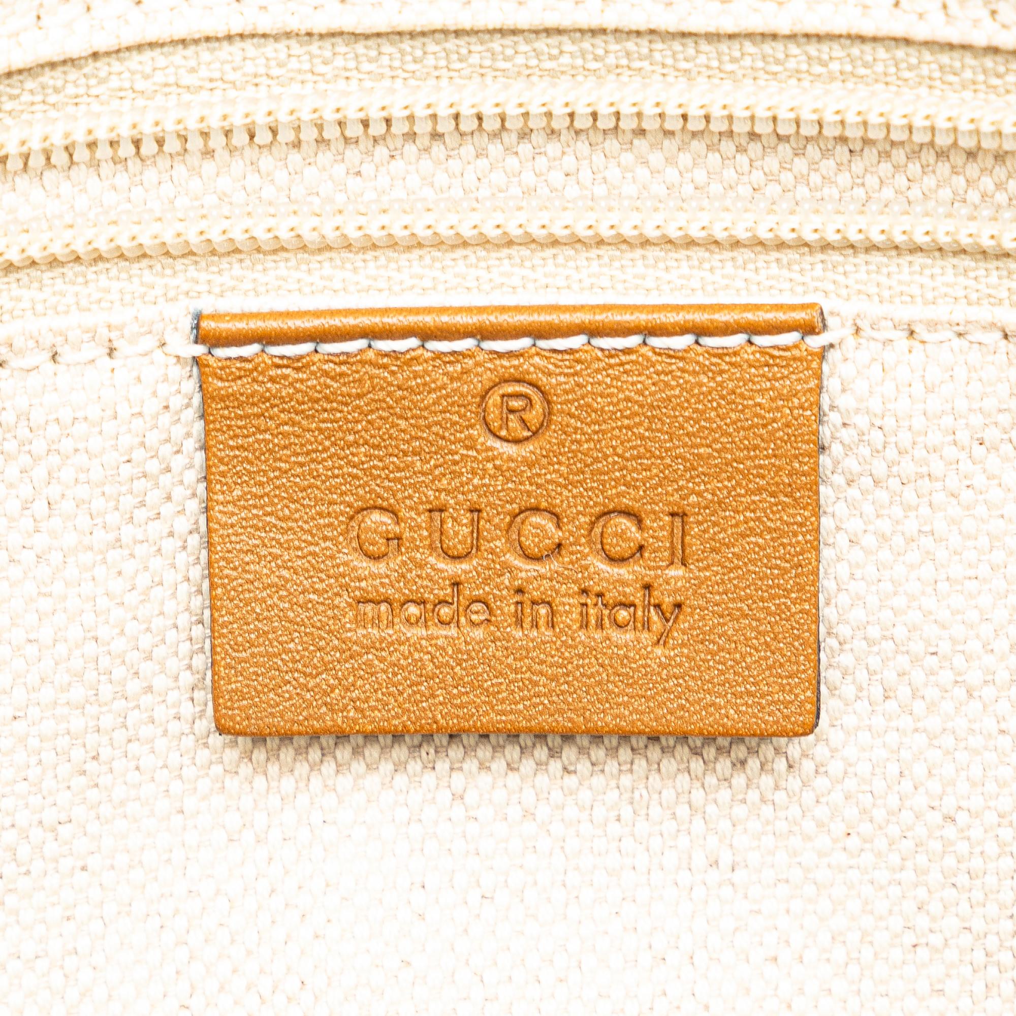 Gucci Diamante Canvas Sukey Satchel