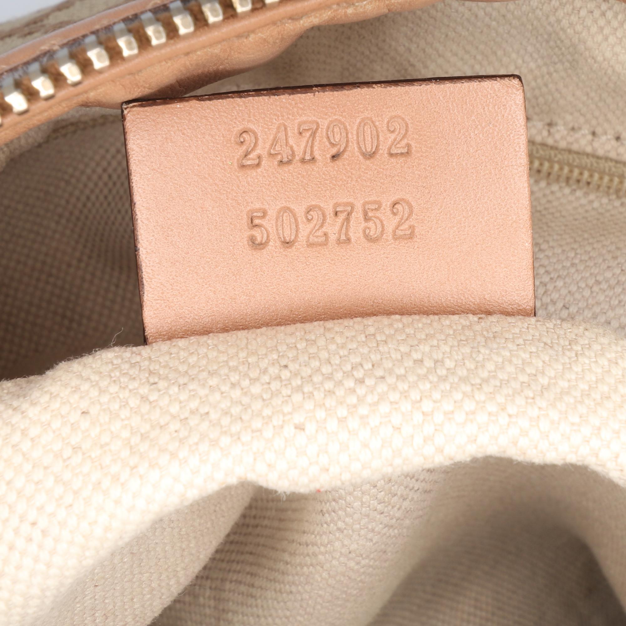 Gucci Diamante Canvas Sukey Satchel