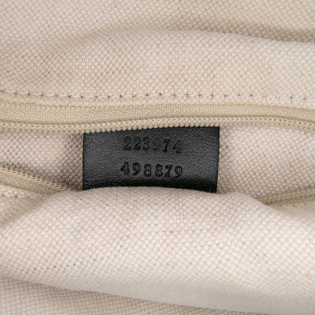 Gucci Diamante Canvas Sukey Satchel