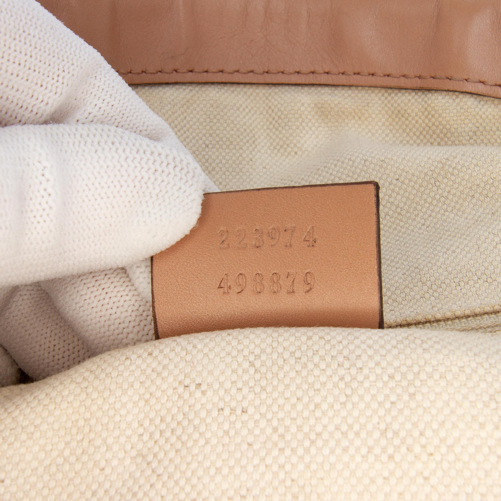 Gucci Diamante Canvas Sukey Satchel