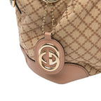 Gucci Diamante Canvas Sukey Satchel