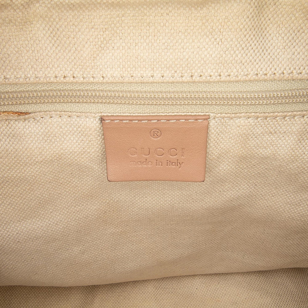Gucci Diamante Canvas Sukey Satchel