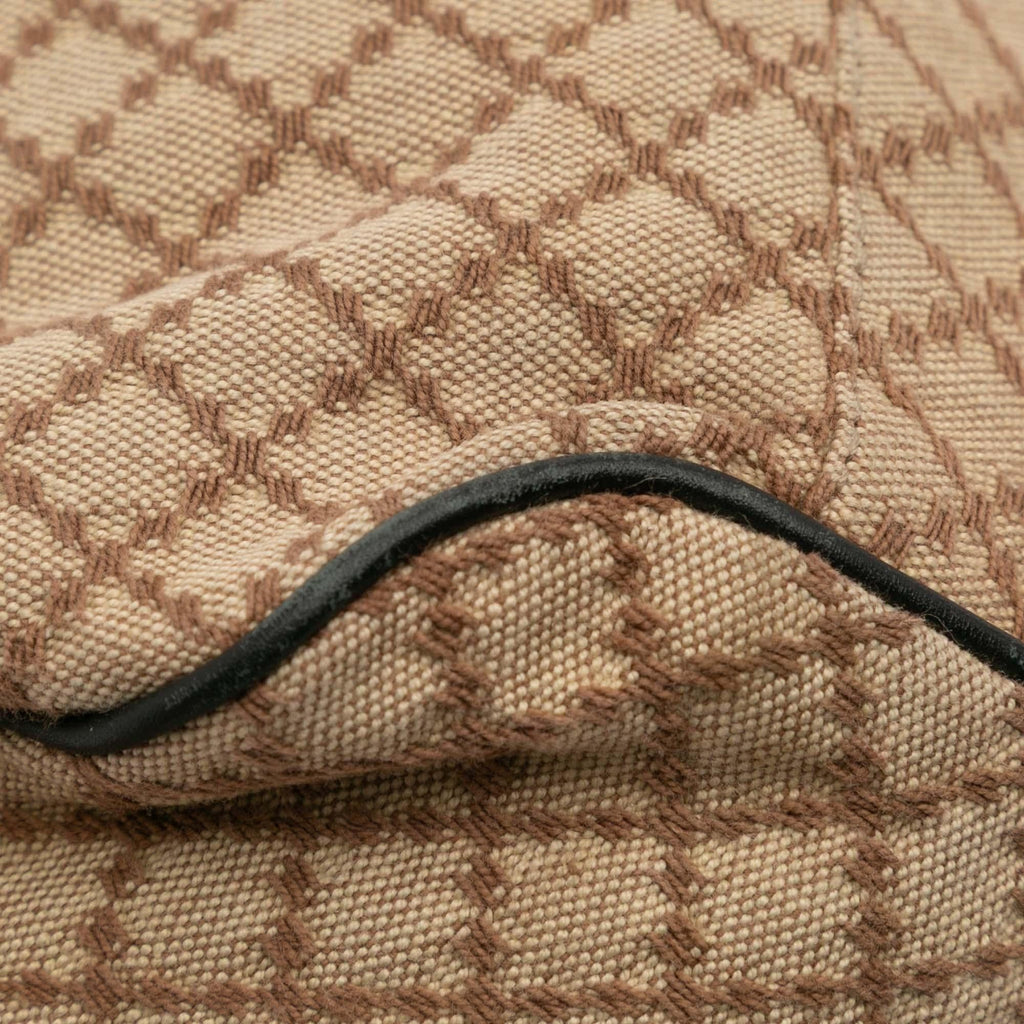 Gucci Diamante Canvas Sukey Satchel