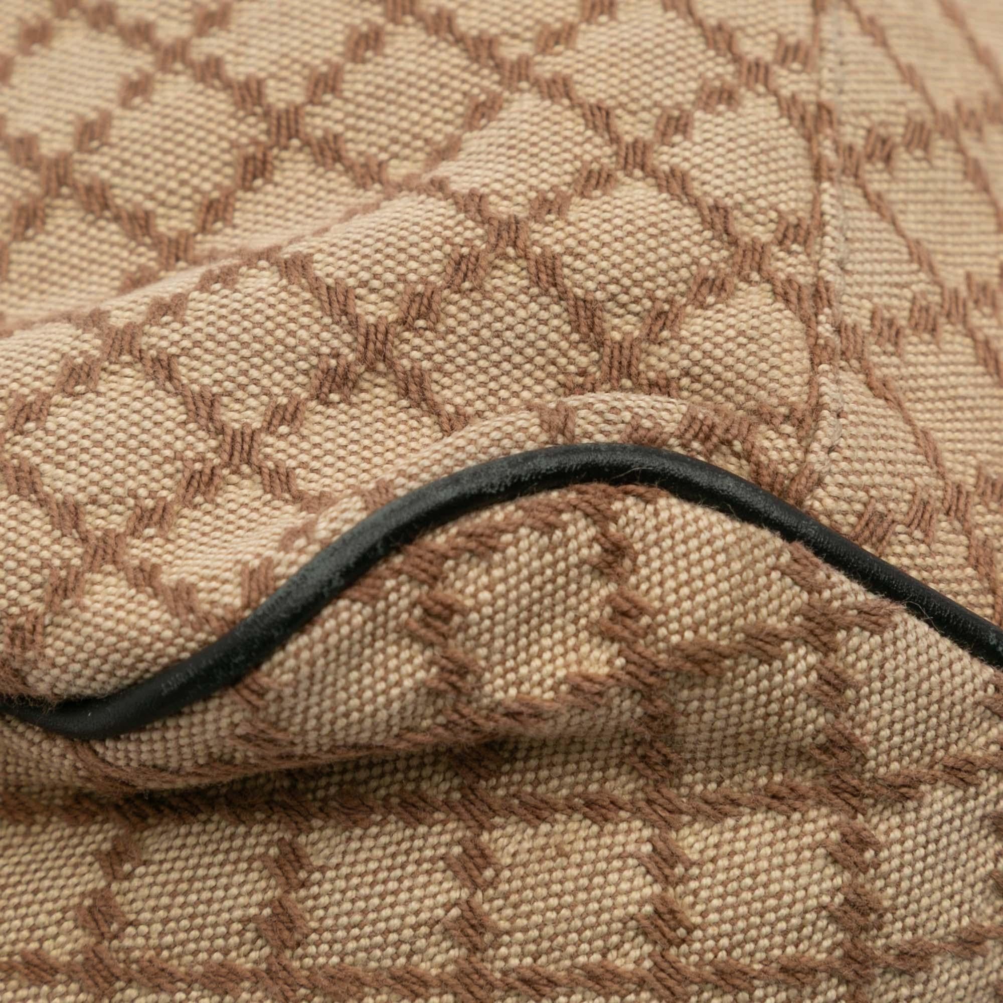 Gucci Diamante Canvas Sukey Satchel
