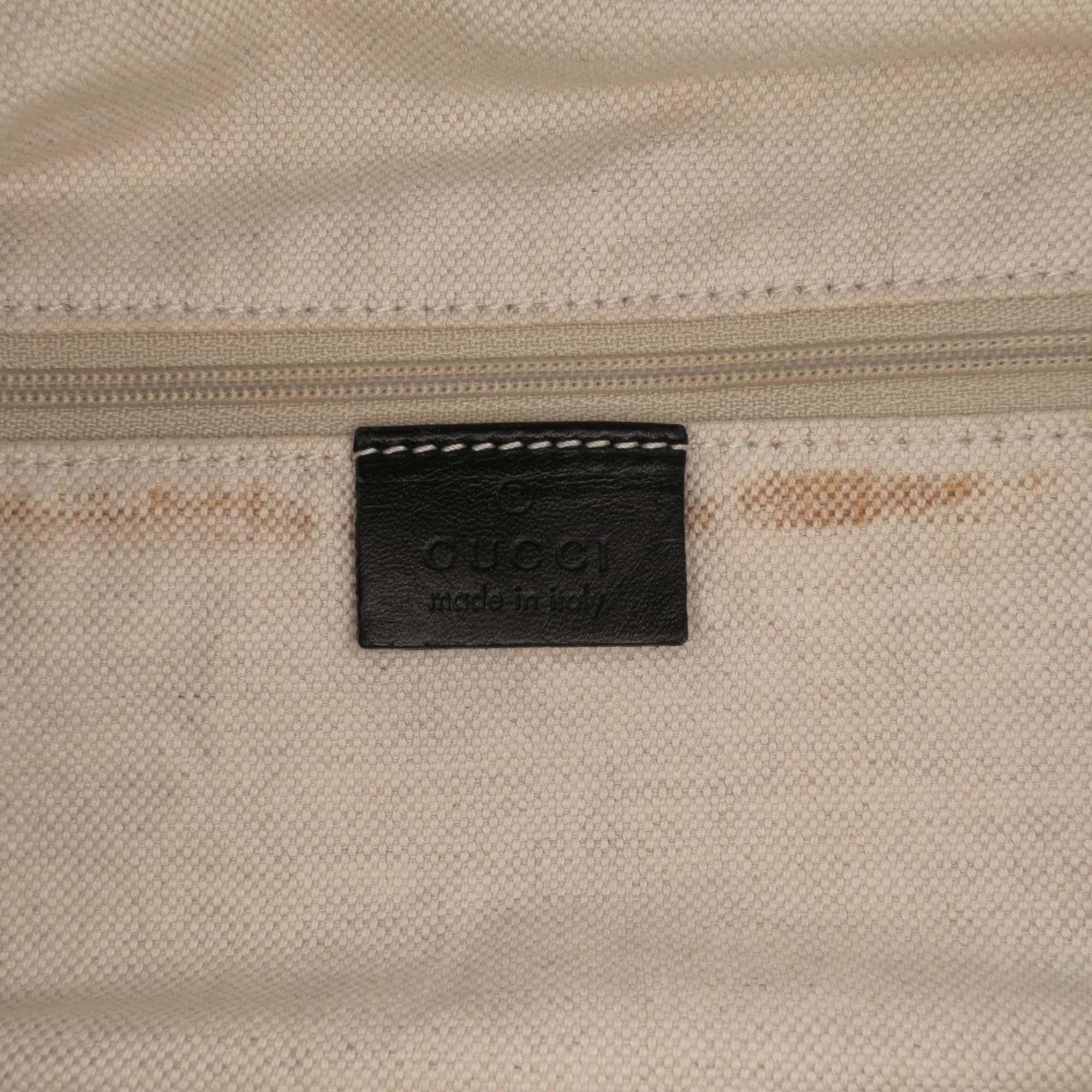 Gucci Diamante Canvas Sukey Satchel