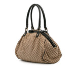 Gucci Diamante Canvas Sukey Satchel