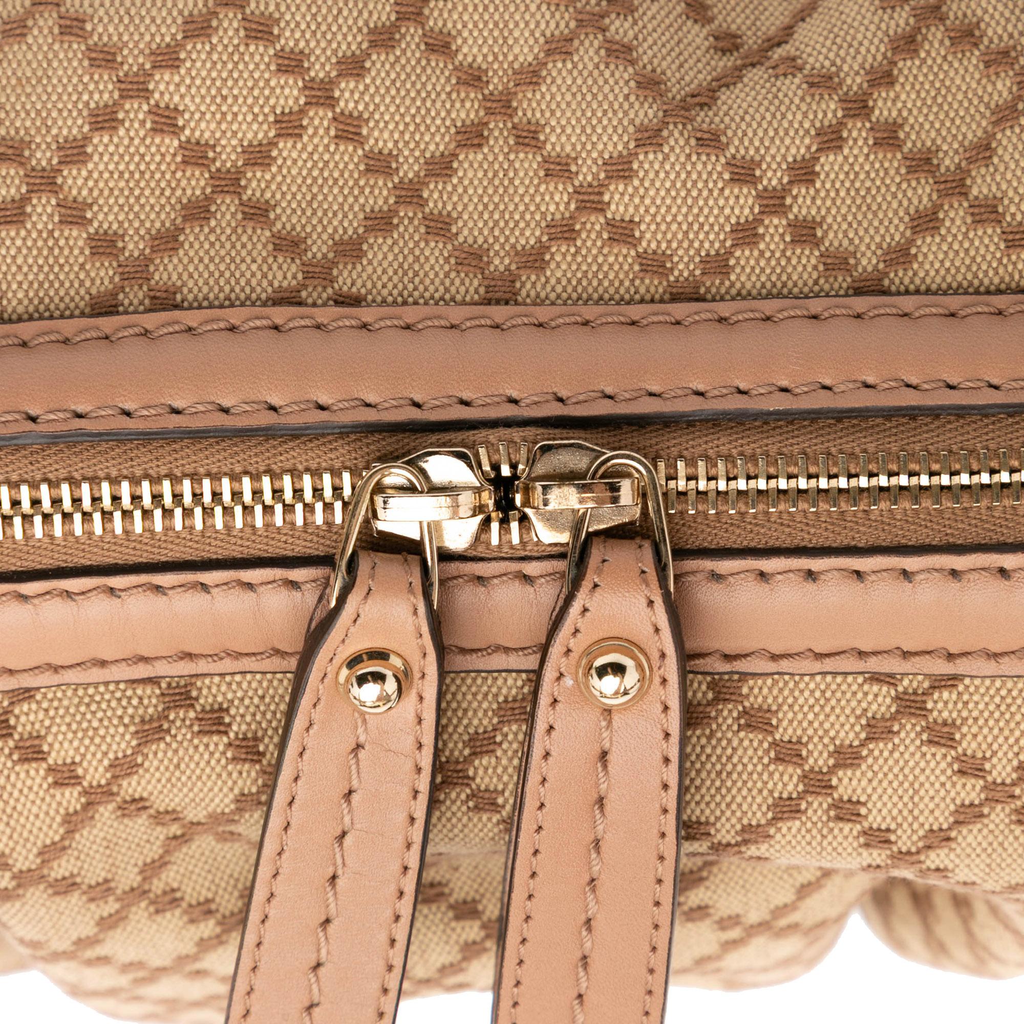 Gucci Diamante Canvas Sukey Satchel