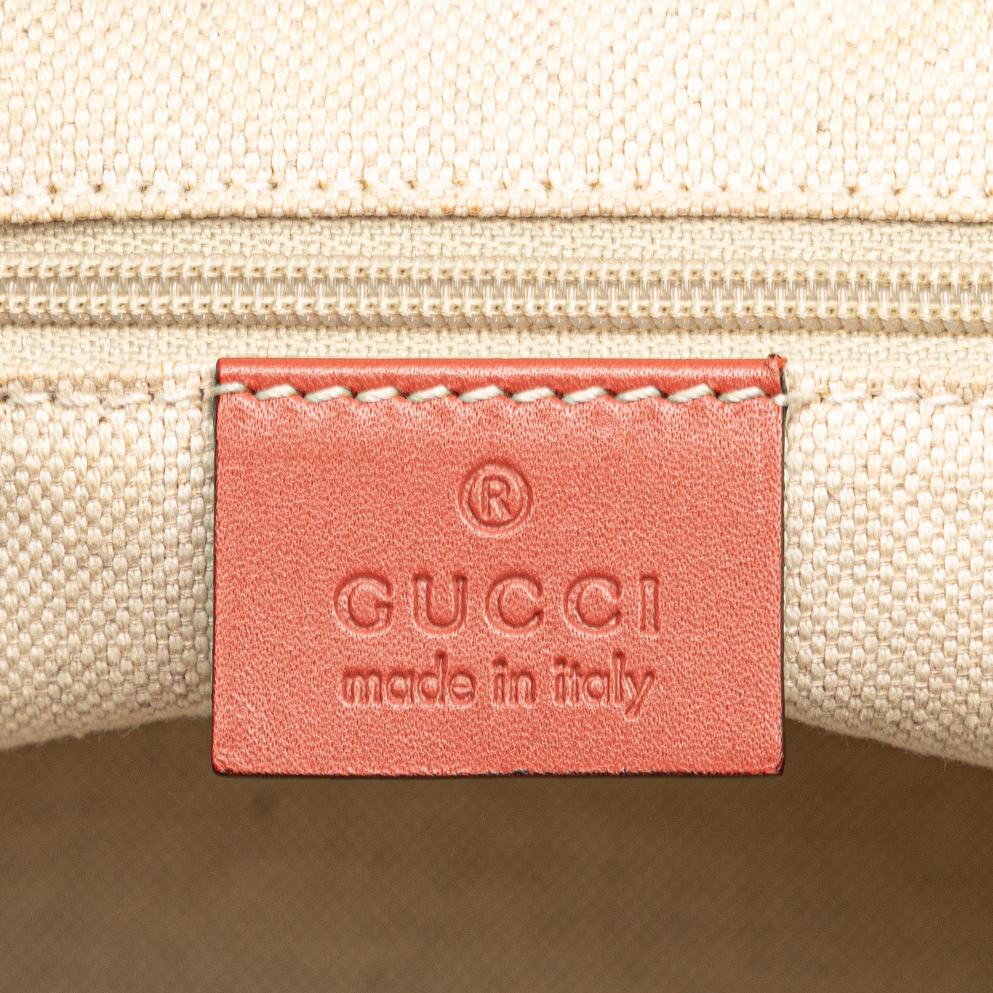 Gucci Diamante Canvas Sukey Satchel