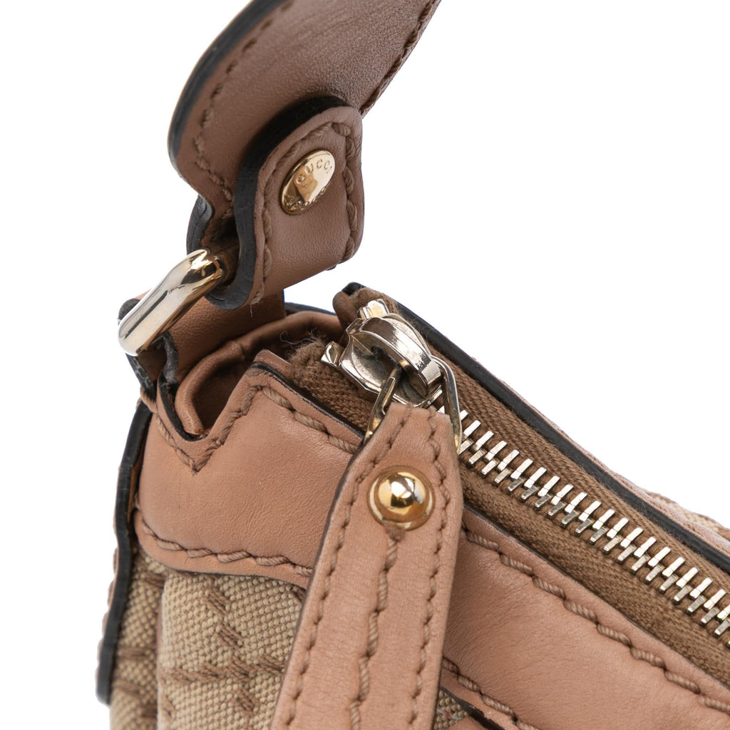 Gucci Diamante Canvas Sukey Shoulder Bag