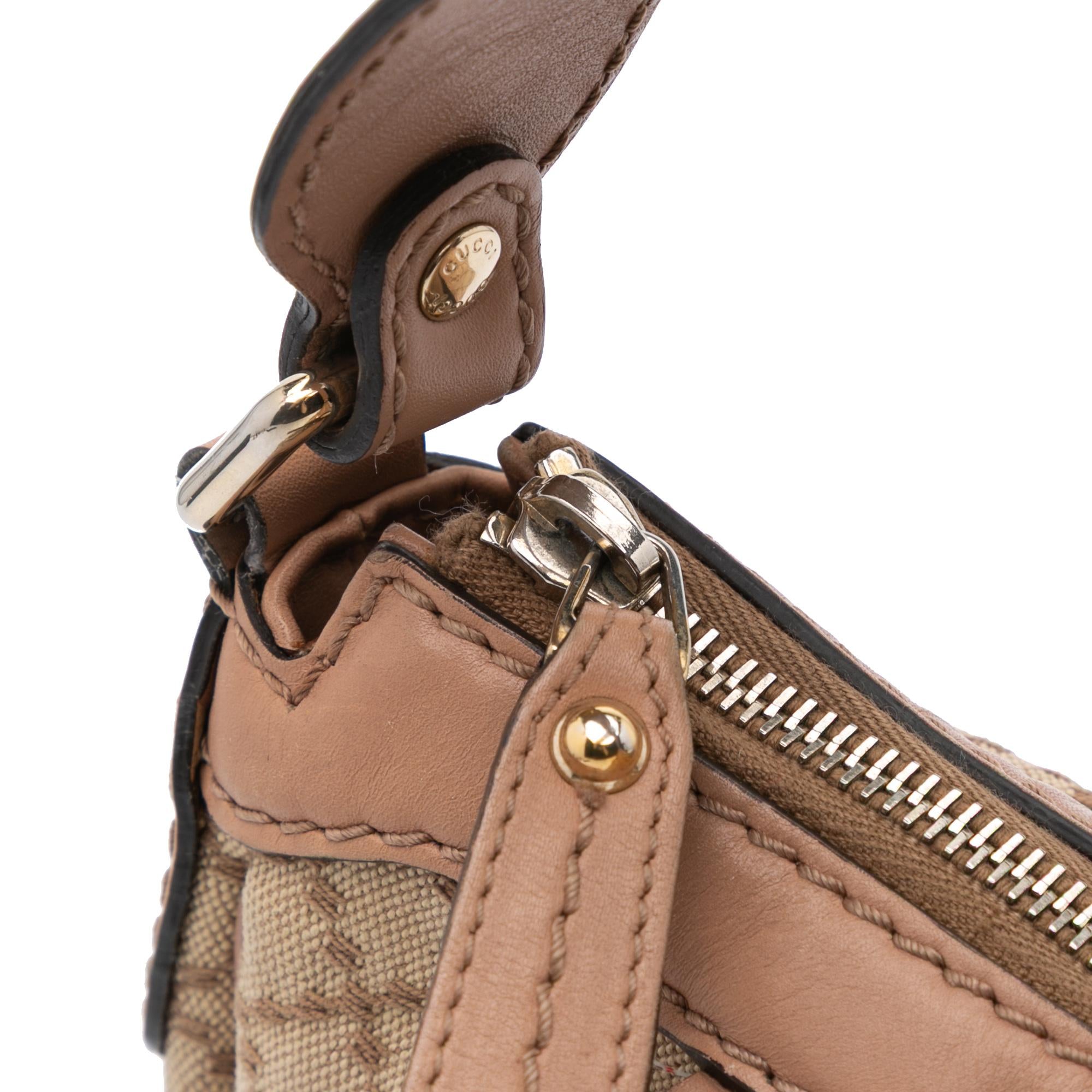 Gucci Diamante Canvas Sukey Shoulder Bag