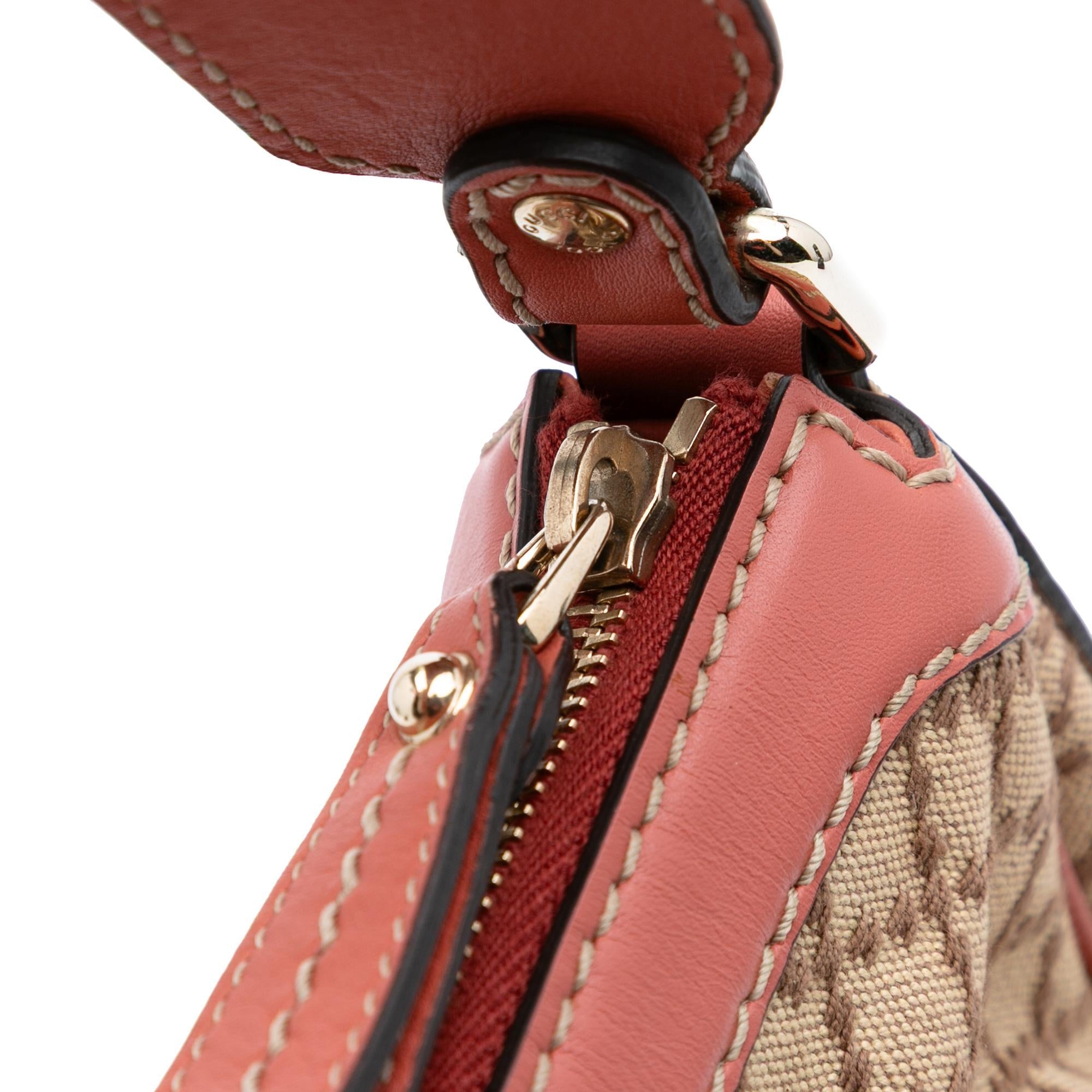 Gucci Diamante Canvas Sukey Shoulder Bag