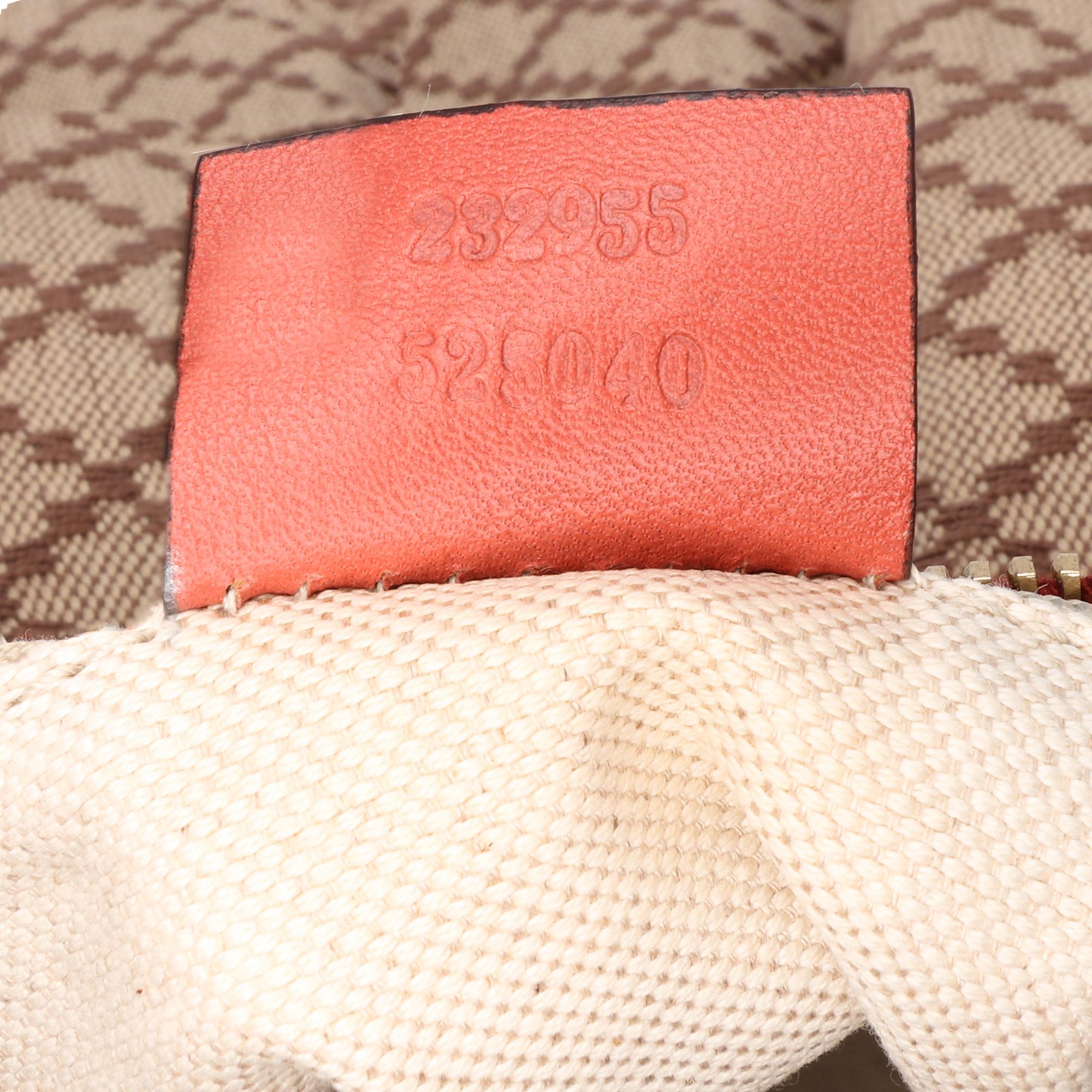 Gucci Diamante Canvas Sukey Shoulder Bag
