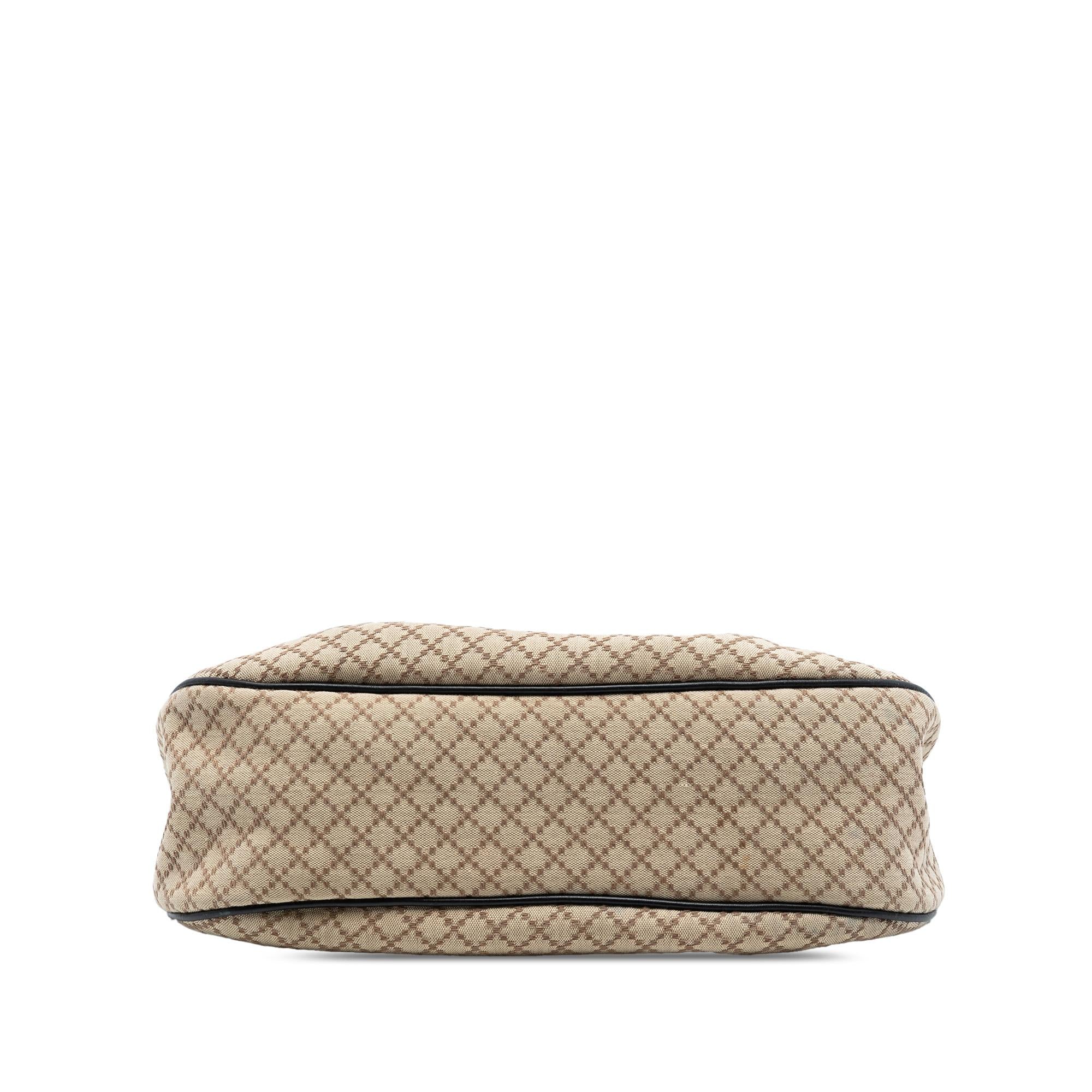 Gucci Diamante Canvas Sukey Shoulder Bag