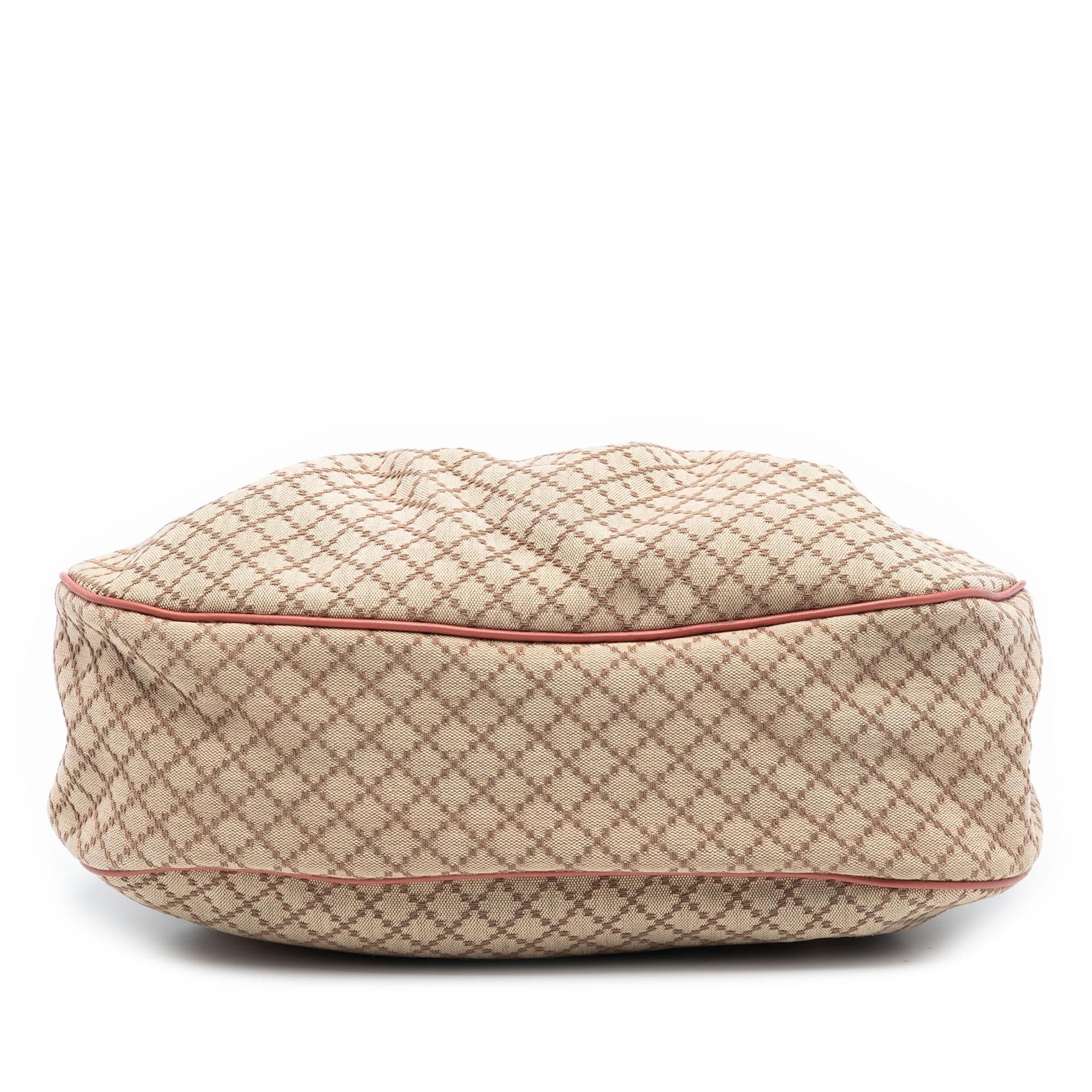 Gucci Diamante Canvas Sukey Shoulder Bag