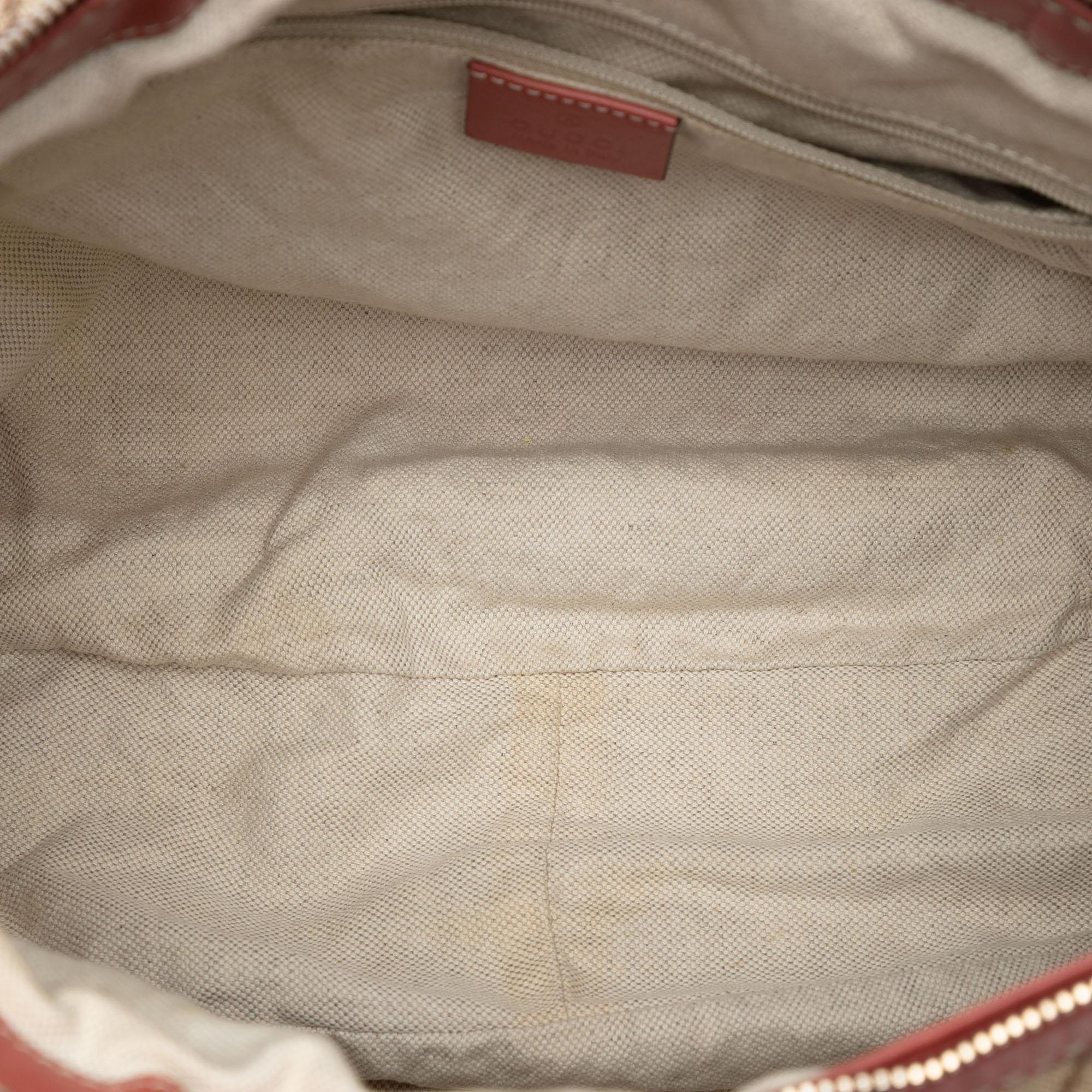 Gucci Diamante Canvas Sukey Shoulder Bag