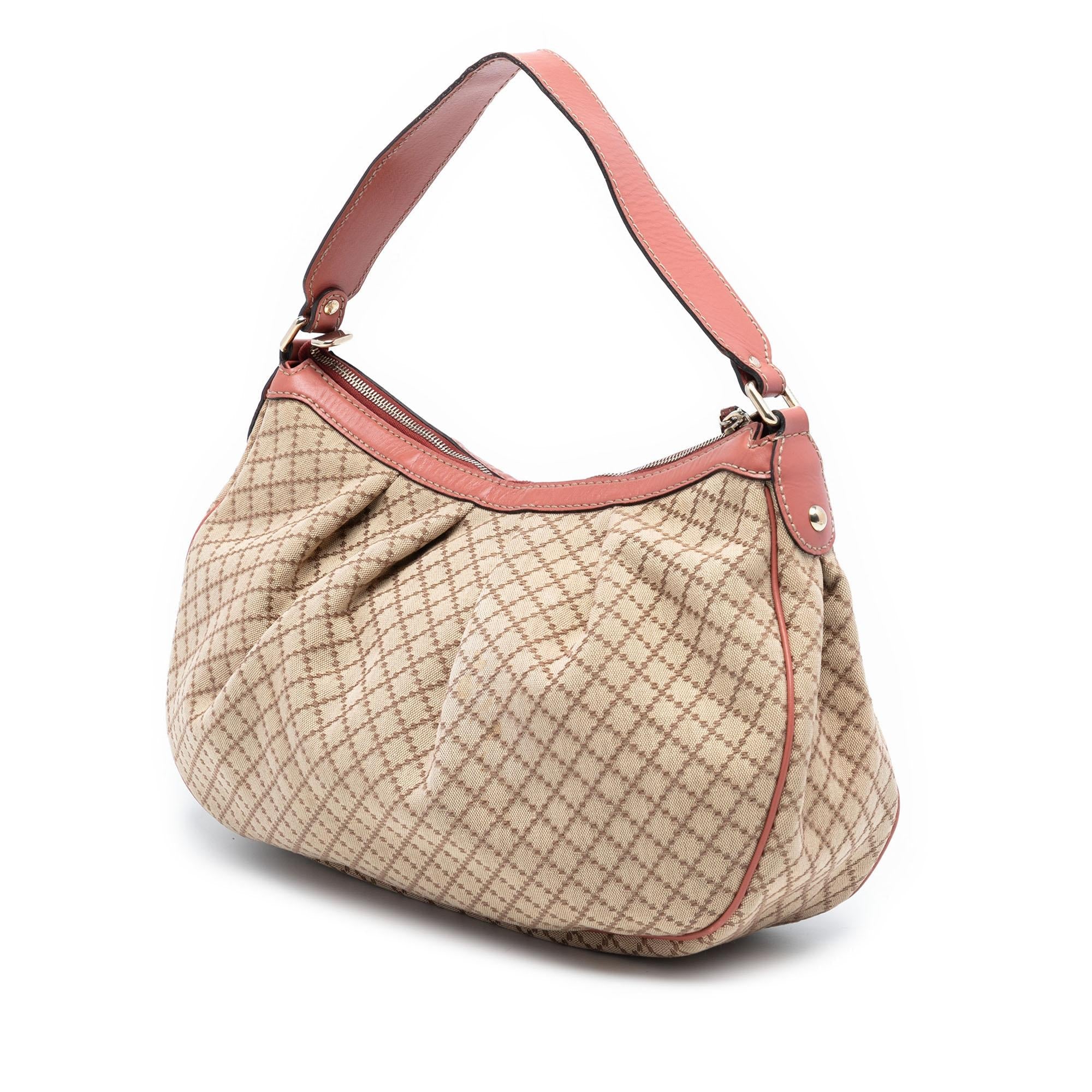Gucci Diamante Canvas Sukey Shoulder Bag