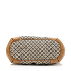 Gucci Diamante Canvas Sukey Top Handle Medium Satchel (SHF-23618)