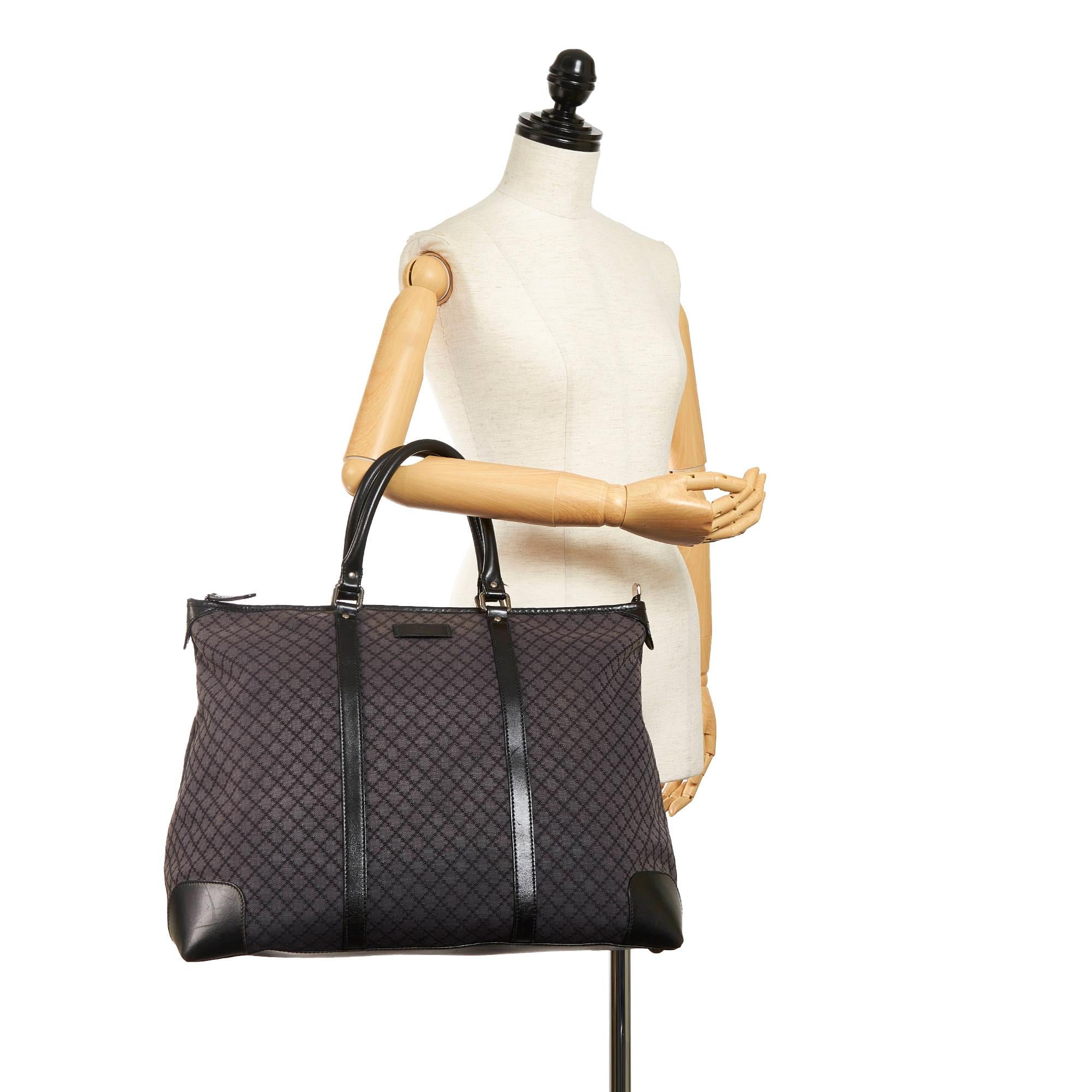 Gucci Diamante Canvas Tote Bag (SHG-31086)
