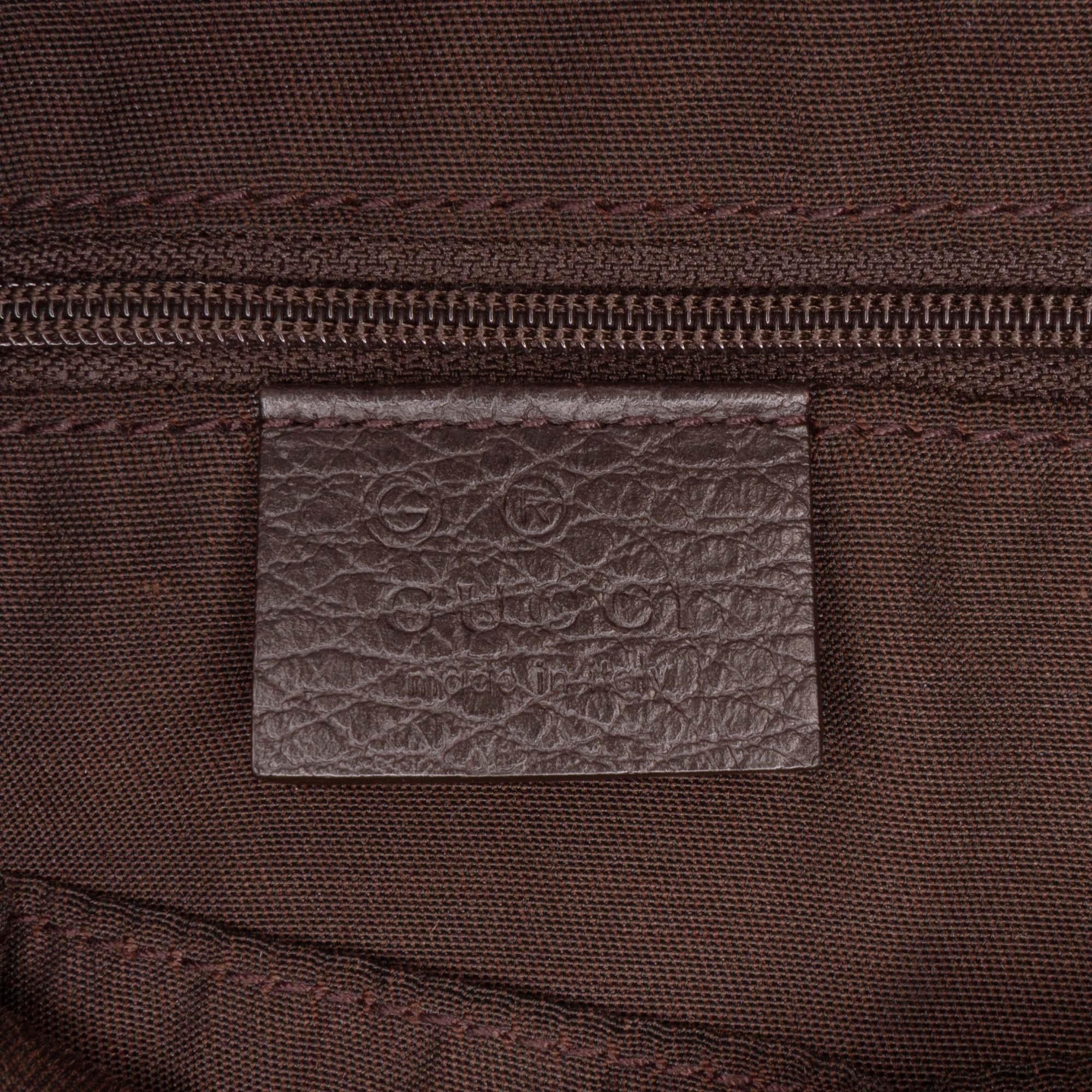 Gucci Diamante Canvas Vertical Charm Tote