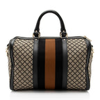 Gucci Diamante Canvas Vintage Web Joy Medium Boston Bag (SHF-6SSWj4)