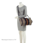 Gucci Diamante Canvas Vintage Web Joy Medium Boston Bag (SHF-6SSWj4)