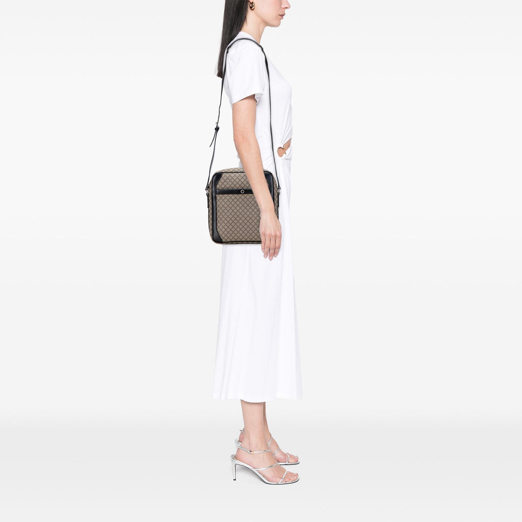 Gucci Diamante Coated Canvas Zip Crossbody