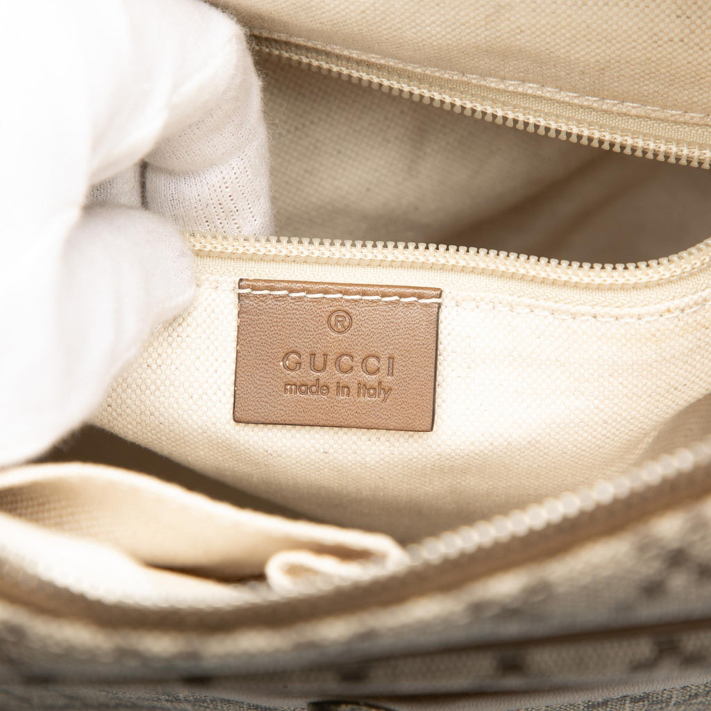 Gucci Diamante Coated Canvas Zip Crossbody