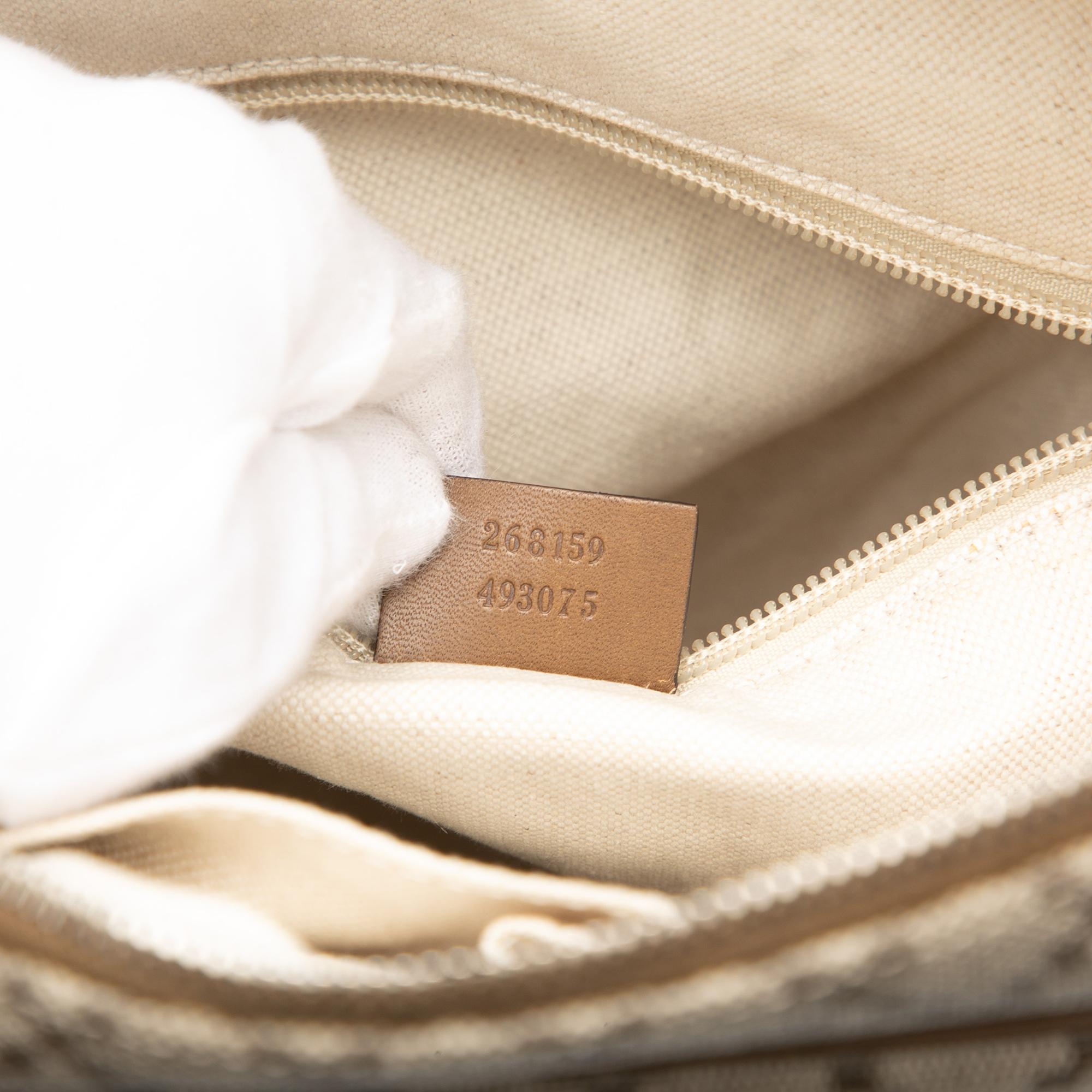 Gucci Diamante Coated Canvas Zip Crossbody