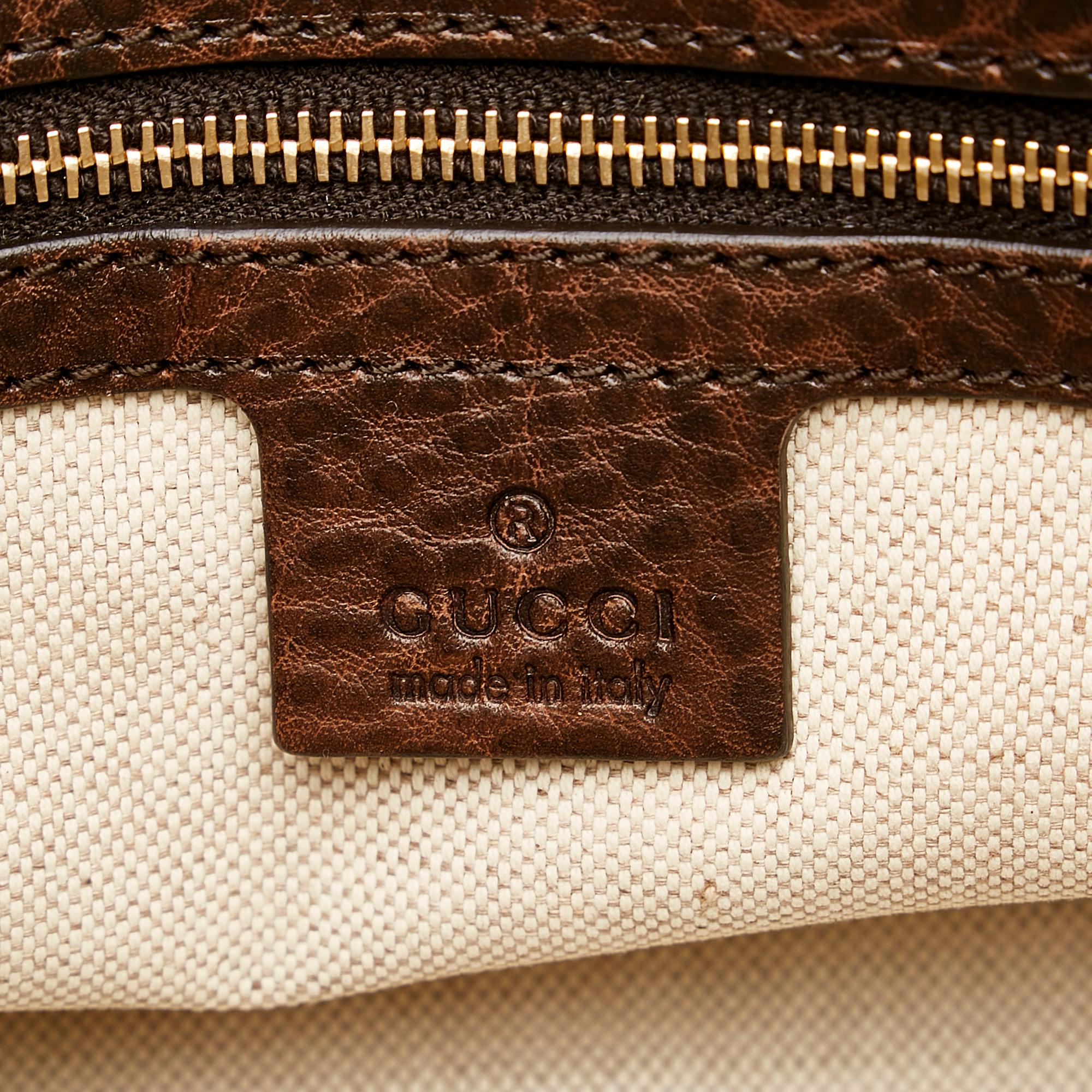 Gucci Diamante Horsebit Catherine Satchel (SHG-30017)