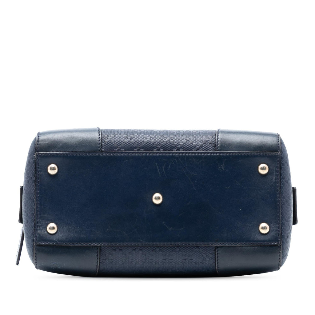 Gucci Diamante Leather Boston Bag