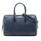 Gucci Diamante Leather Boston Bag