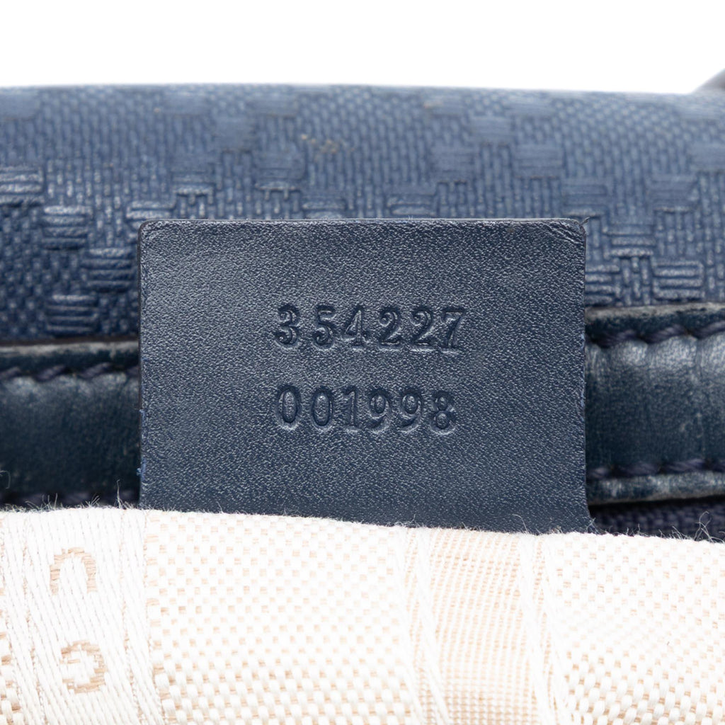 Gucci Diamante Leather Boston Bag
