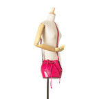 Gucci Diamante Leather Bright Bucket Bag
