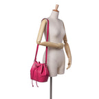 Gucci Diamante Leather Bright Bucket Bag