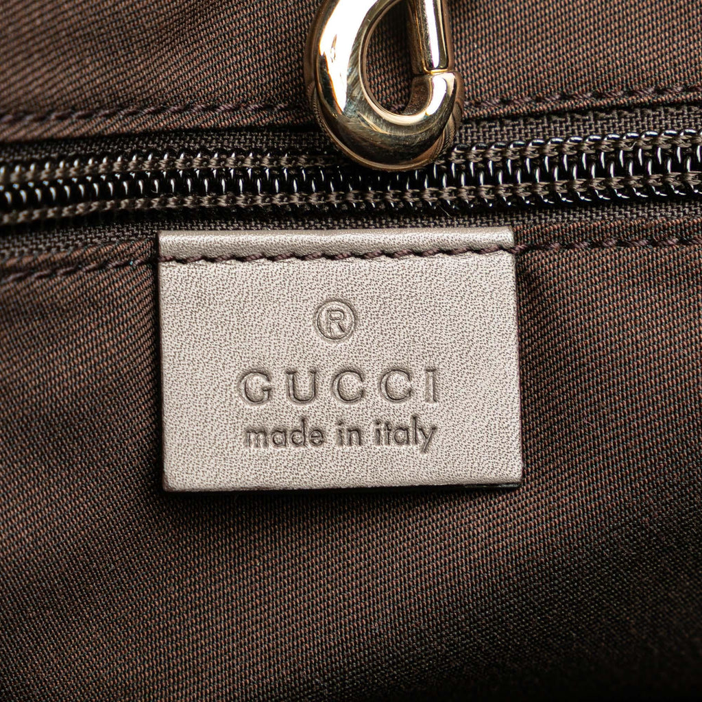Gucci Diamante Leather Bright Hilary Lux Tote