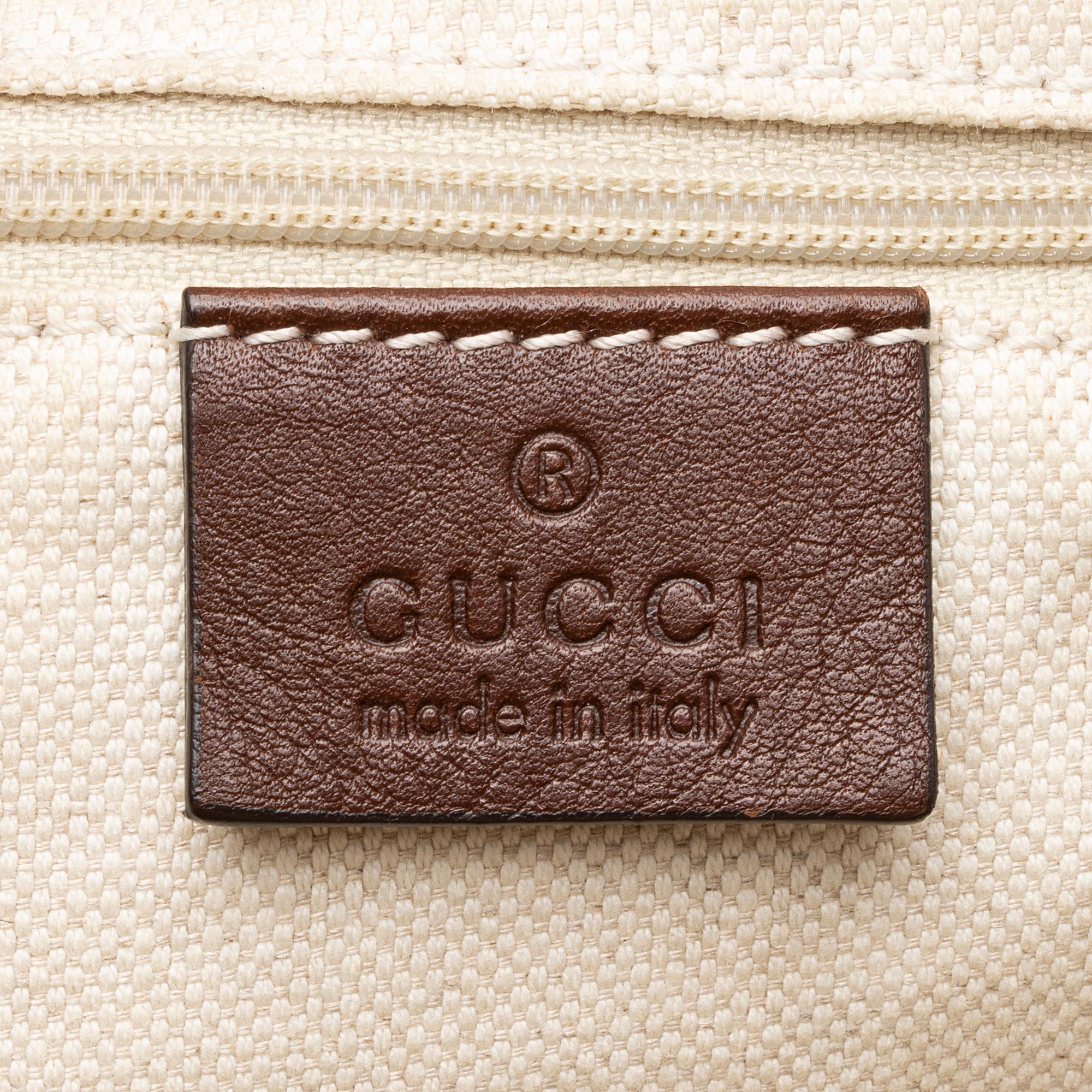 Gucci Diamante Leather Sukey Top Handle Medium Satchel (SHF-pqIl7C)