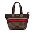 Gucci Diamante Nylon Web Tote