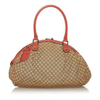 Gucci Diamante Sukey Canvas Satchel (SHG-28357)