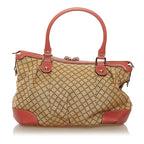 Gucci Diamante Sukey Canvas Satchel (SHG-34461)