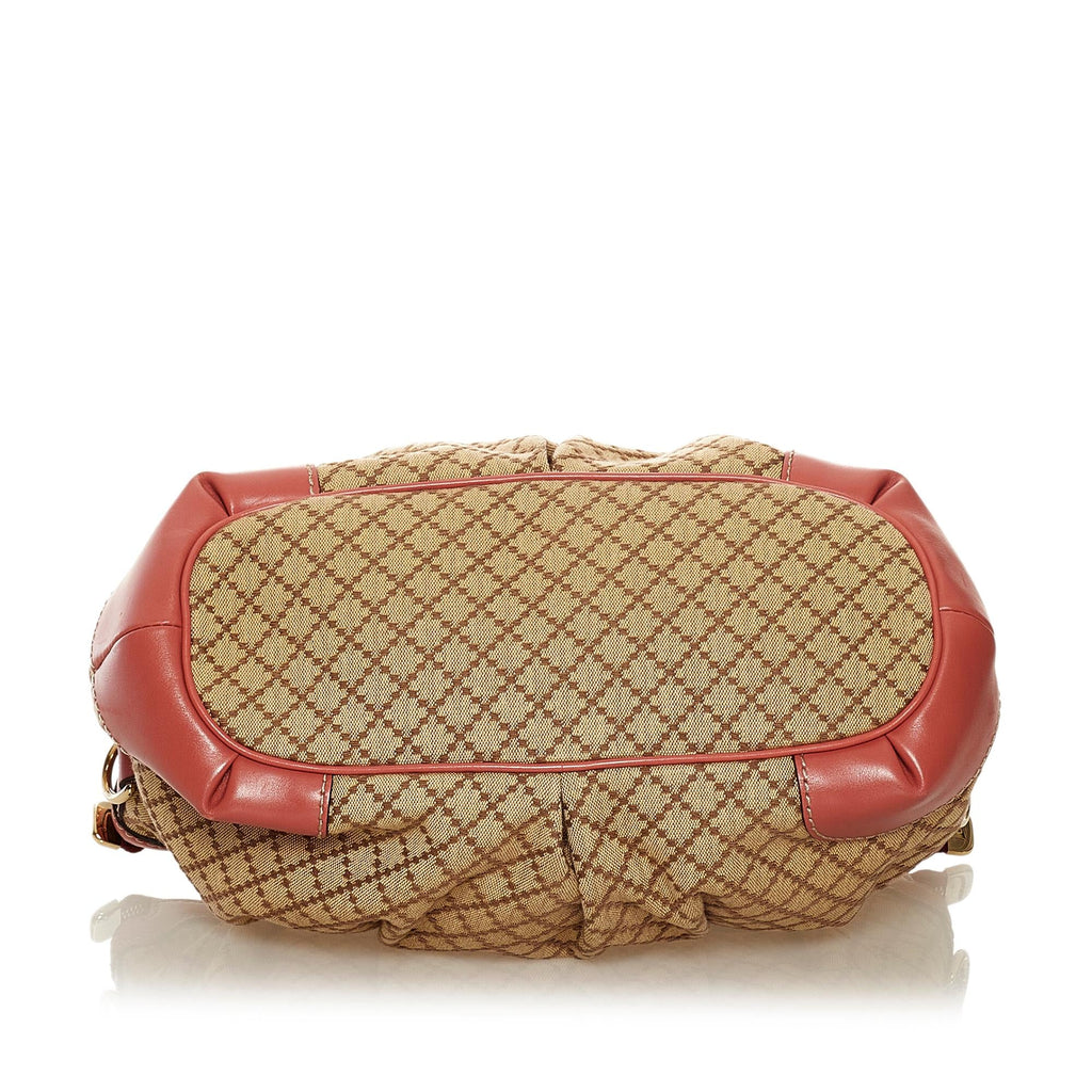 Gucci Diamante Sukey Canvas Satchel (SHG-34461)