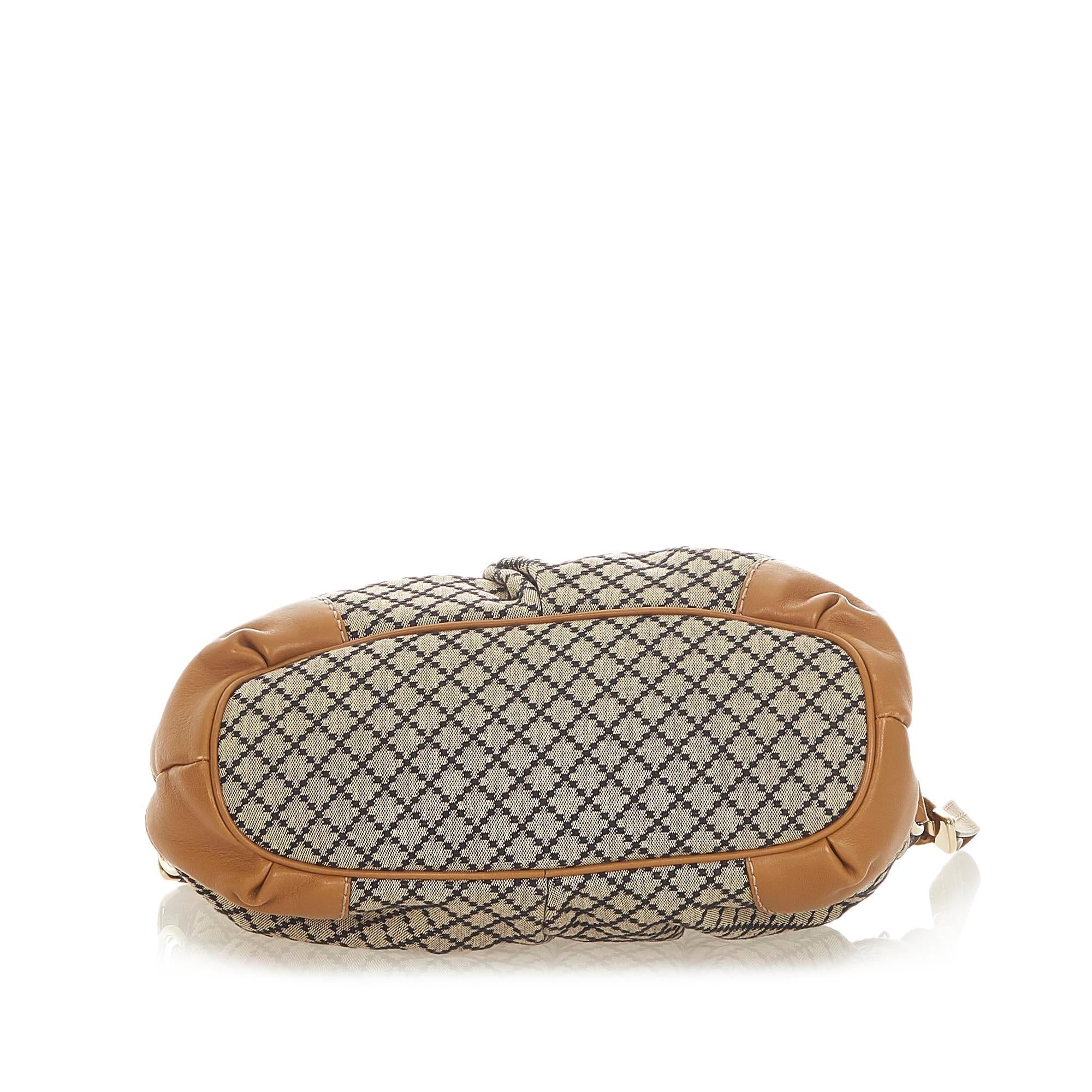 Gucci Diamante Sukey Canvas Satchel (SHG-iZTtvz)