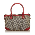 Gucci Diamante Sukey Canvas Satchel (SHG-5dkeD5)