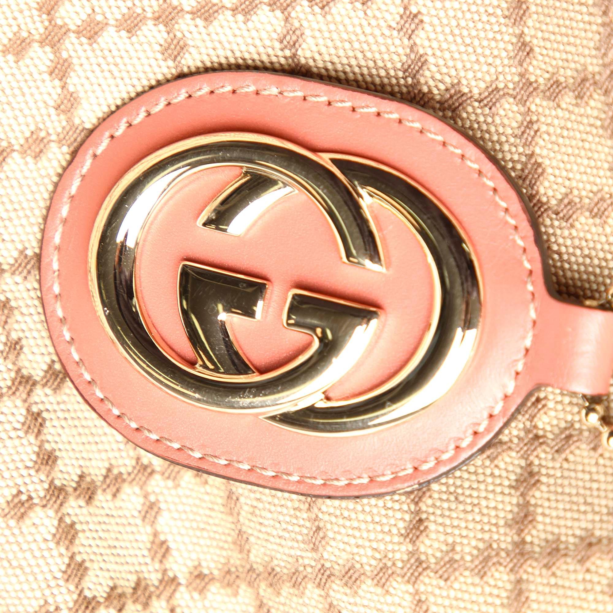 Gucci Diamante Sukey Canvas Tote Bag (SHG-15484)