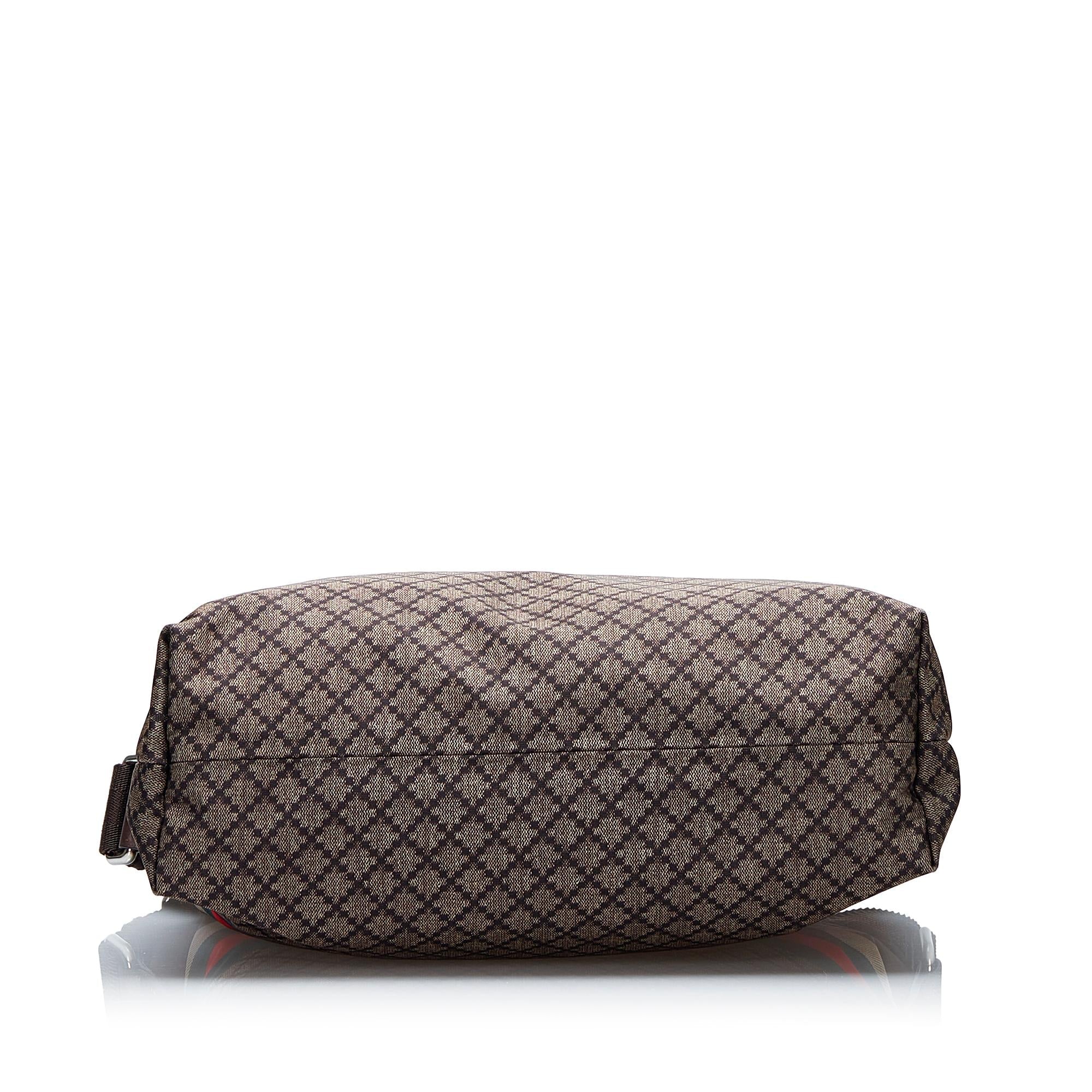 Gucci Diamante Web Nylon Crossbody (SHG-Yo8KPz)