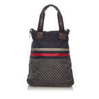 Gucci Diamante Web Nylon Tote Bag (SHG-28177)