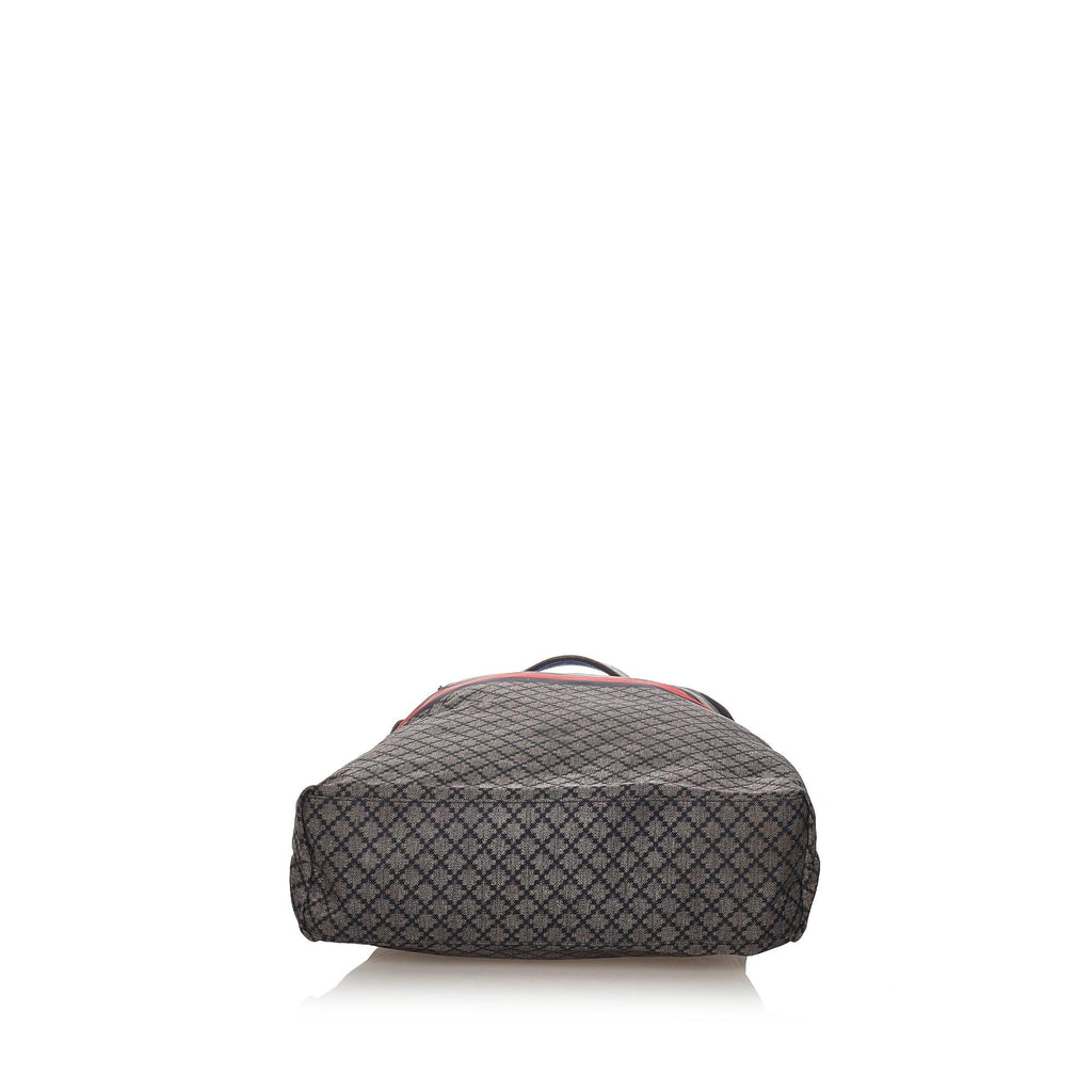 Gucci Diamante Web Nylon Tote Bag (SHG-28177)