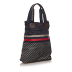 Gucci Diamante Web Nylon Tote Bag (SHG-28177)