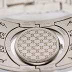 Gucci Stainless Steel Diamond GG Twirl Wide Watch (SHF-NxQMJm)