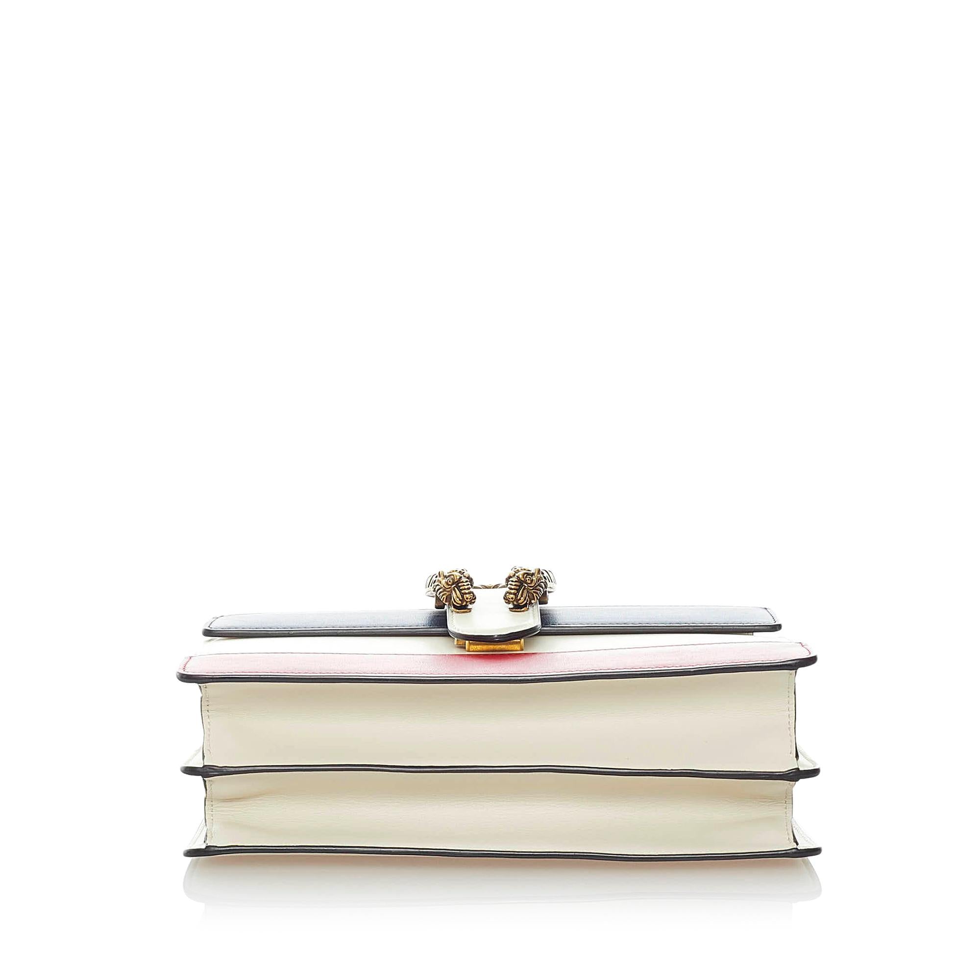Gucci Dionysus Bamboo Top Handle Leather Satchel (SHG-32019)